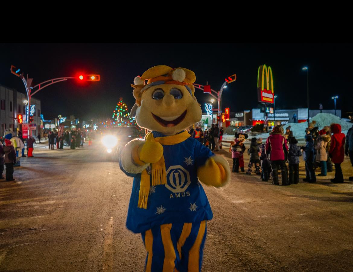 Mascotte pendant la parade